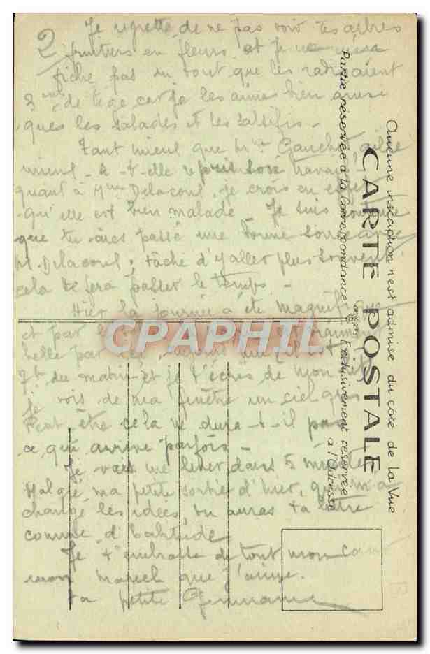 CPA Marine Militaire Francaise Francis Garnier Torpilleur de haute mer Bateau  — Verso
