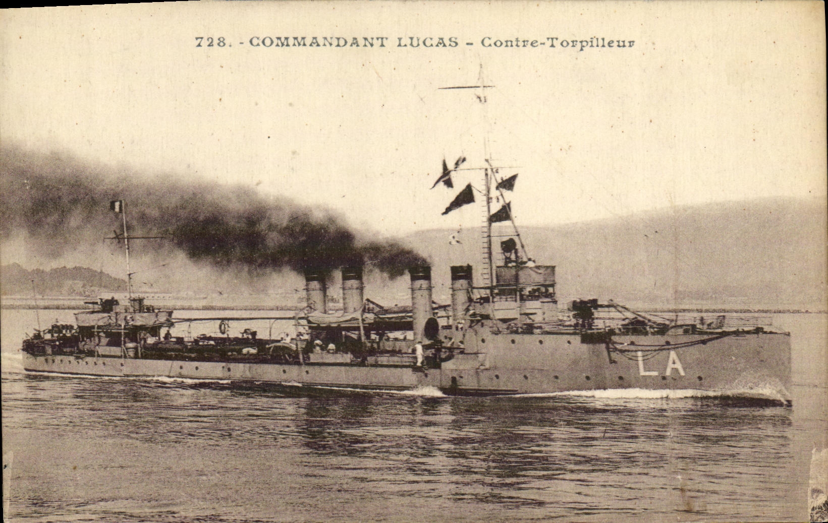 Commandant Lucas — Contre-Torpilleur — n°728