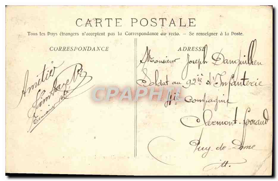 CPA Bateau Le Dard Contre torpilleur a l'Appareillage  — Verso