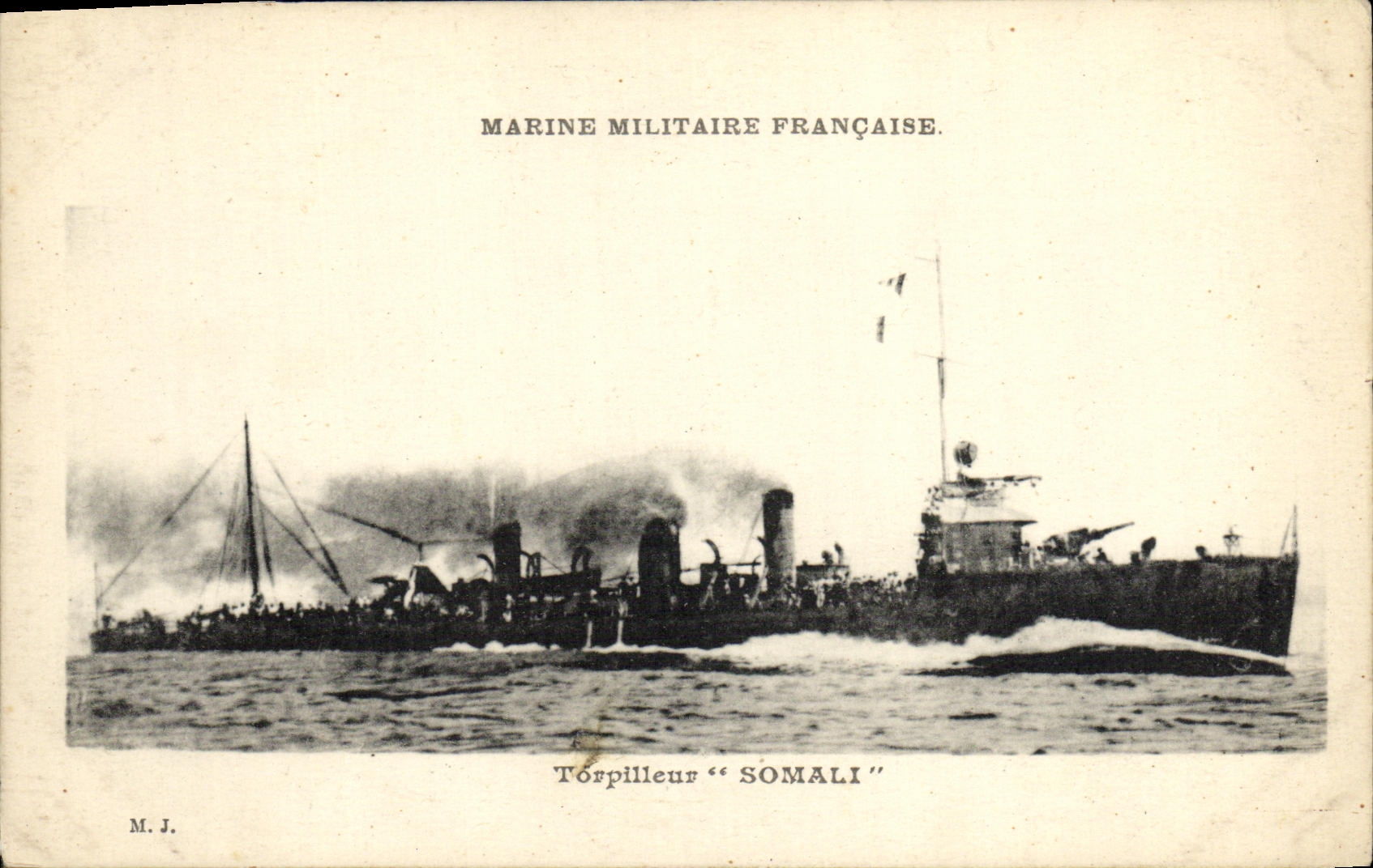 Torpilleur "Somali" — Marine Militaire Française — M. J.