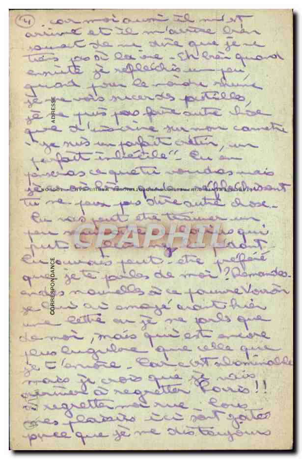 CPA Bateau Marine Militaire Francaise Contre Torpilleur Amiiral Senes  — Verso