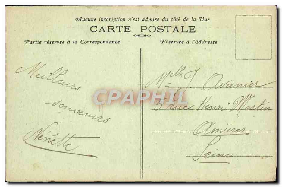 Le Torpilleur "Chacal" — Marine Française — Coll. E.-Hamonic, St-B. — Rückseite