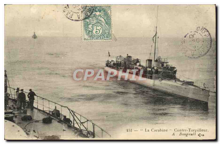 La Carabine — Contre-Torpilleur — A. Bongault
