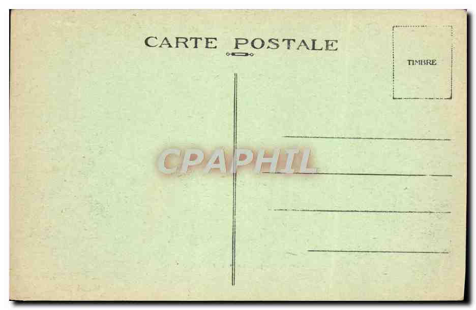 CPA Bateau Marine Militaire Francaise Contre Torpilleur Vauban — Verso