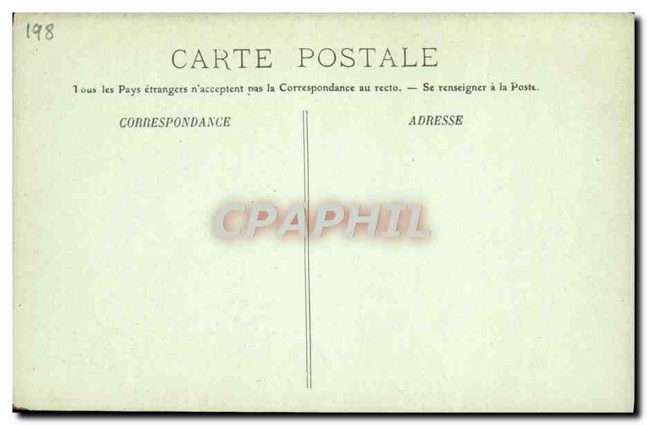 CPA Bateau Le Leger Aviso Torpilleur — Verso