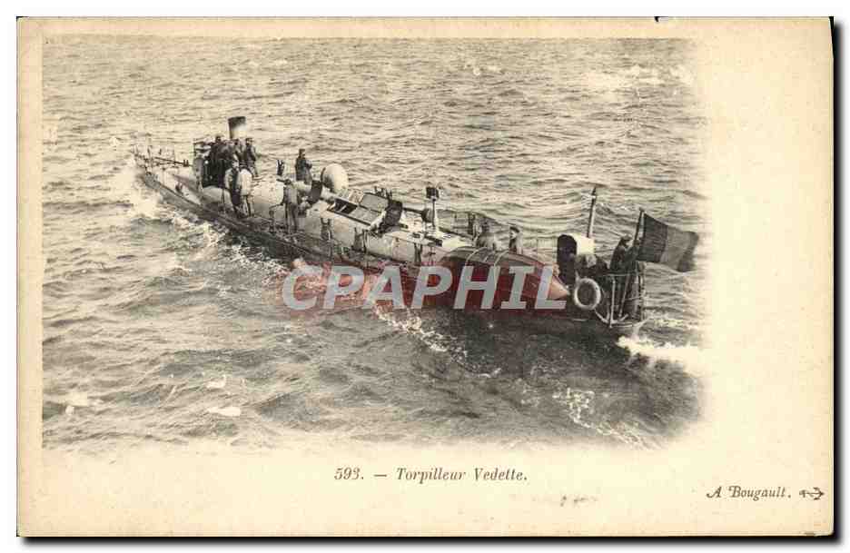 CPA Bateau Torpilleur Vedette 