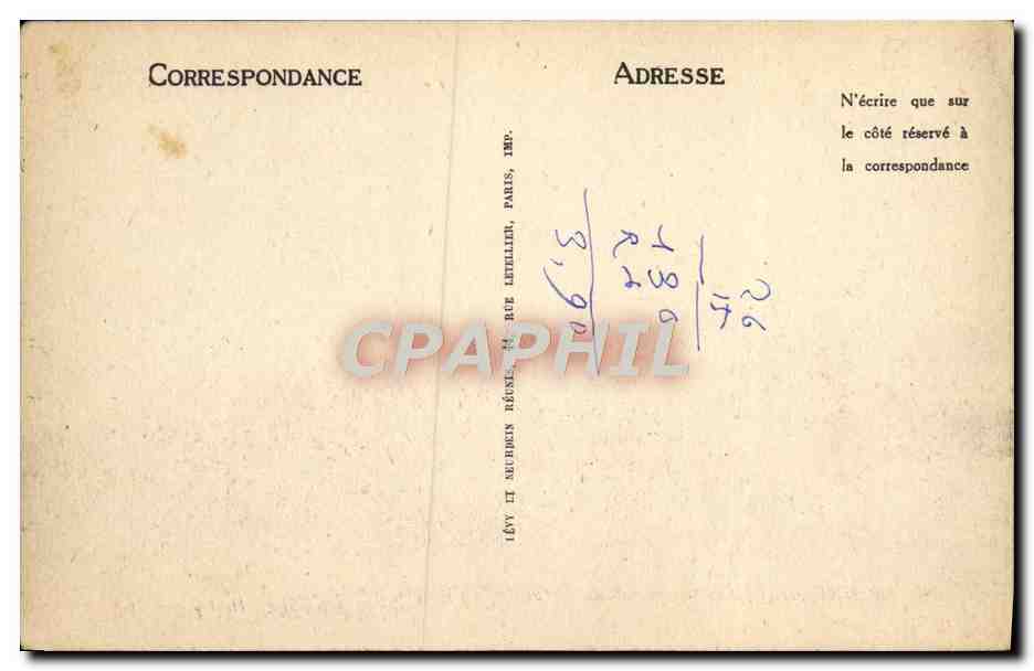 Contre-Torpilleur Français « Delage » — ancien Allemand H.147 — LL — Marine de Guerre — Verso