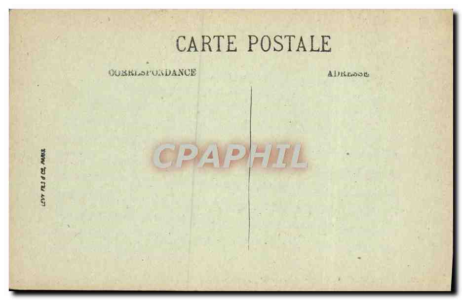 CPA Bateau Marine de Guerre Janissaire Contre torpilleur — Verso