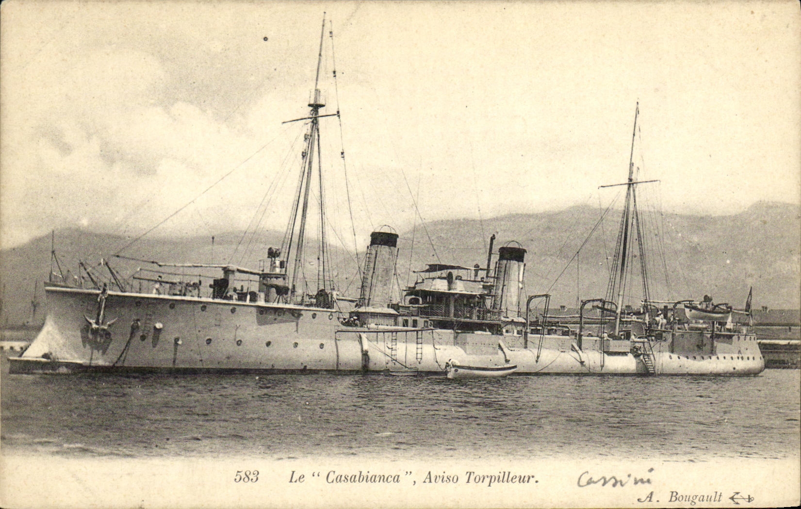 Le "Casabianca", Aviso Torpilleur — n° 583 — Camini A. Bougault