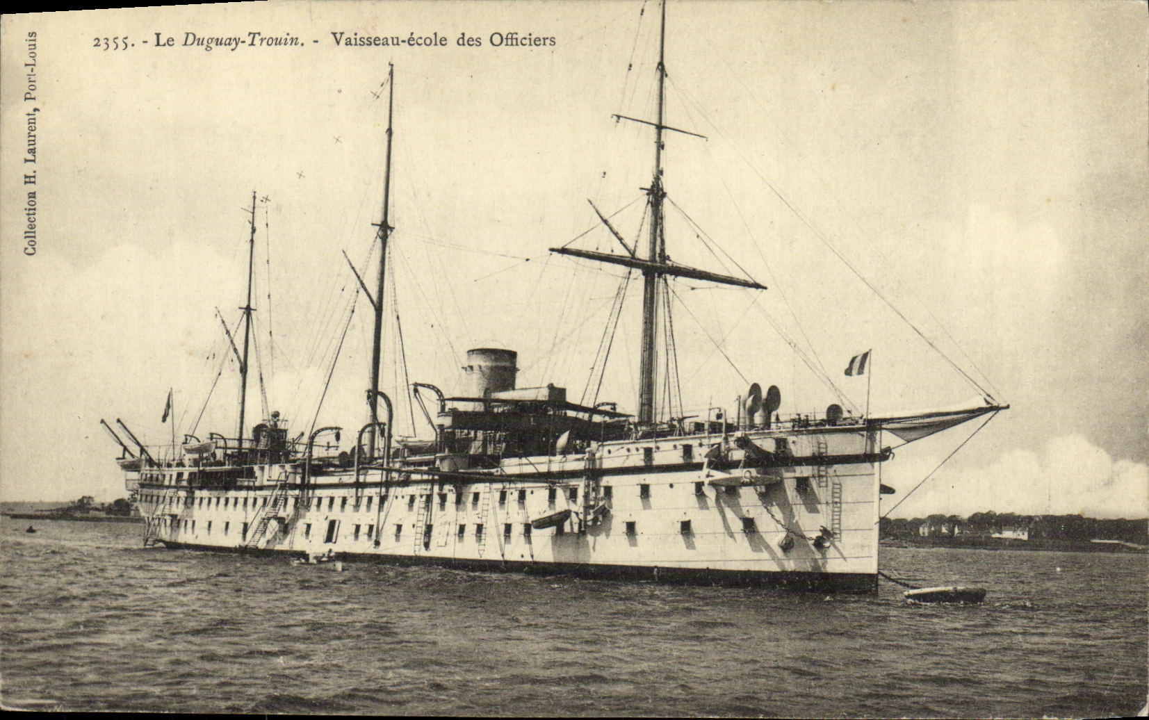 Le Duguy-Trouin — Vaisseau-école des Officiers — H. Laurent, n°2355