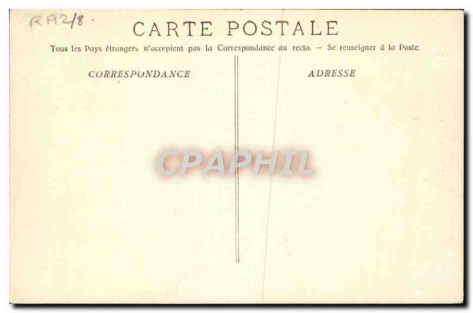 Die "Melpomène" — Schulschiff — A. Bougault, n° 564 — Rückseite