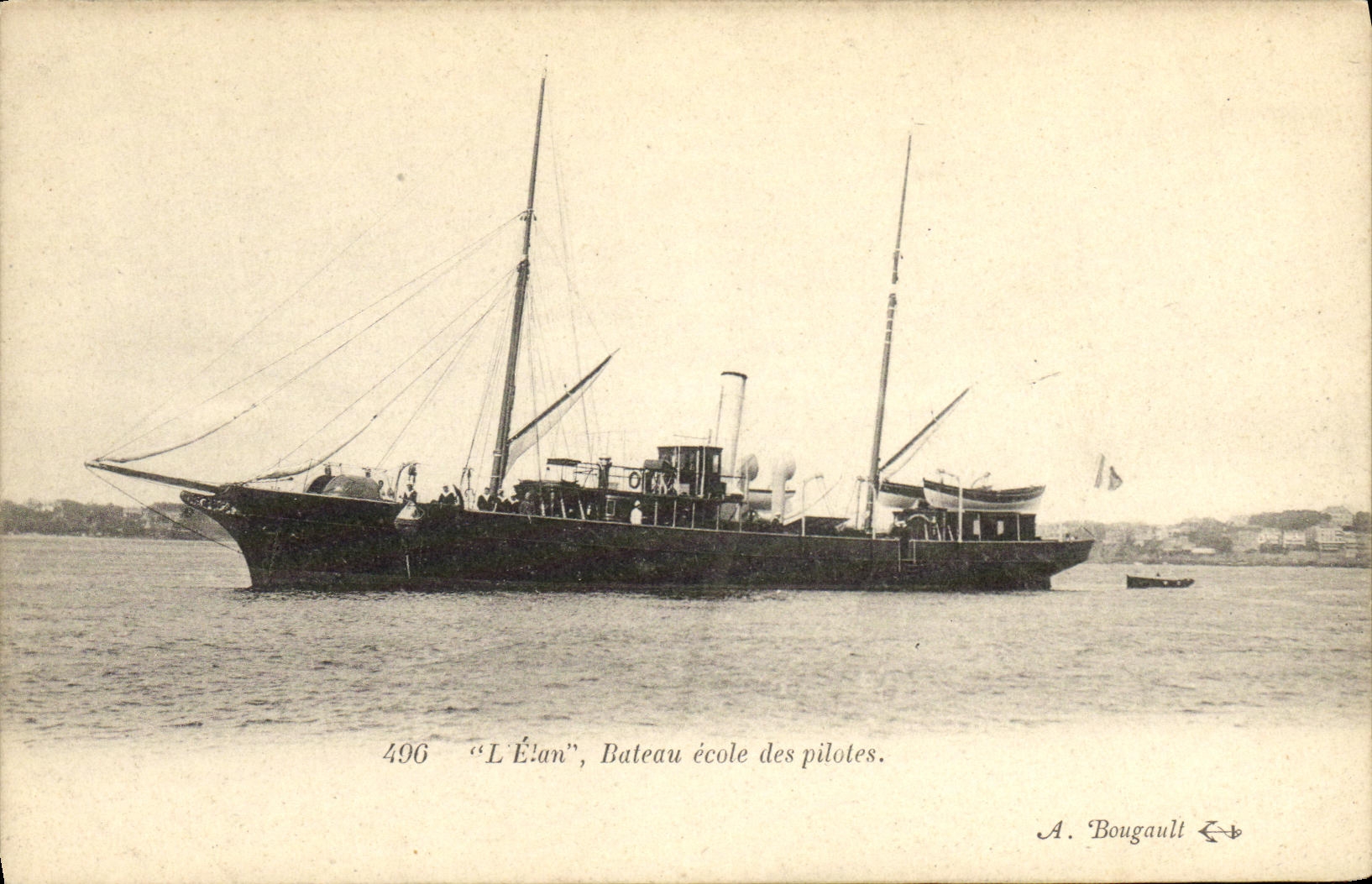 L'Élan — Bateau école des pilotes — A. Bougault n°496