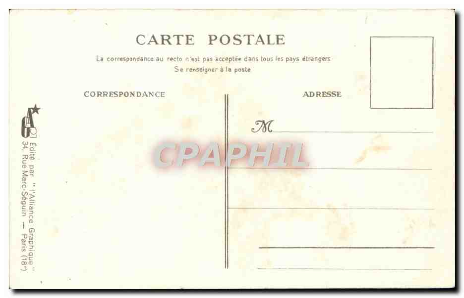 CPA Bateau Victimes De La Mer 30 Novembre Louis Rollin Minsitre de la Marine Marchande — Rückseite