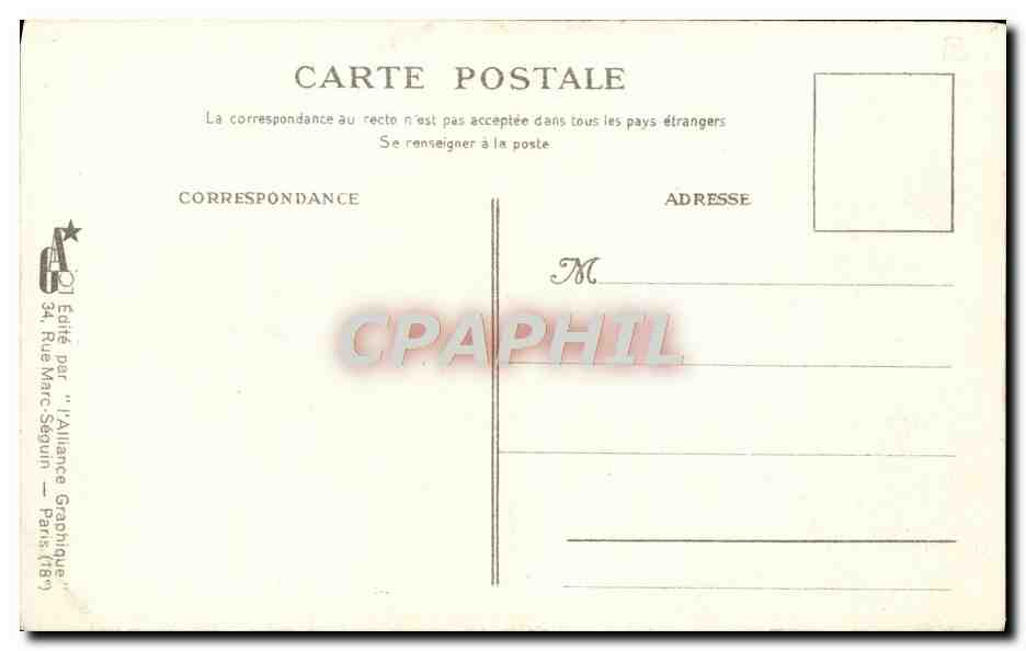 CPA Bateau Victimes De La Mer 30 Novembre Louis Rollin Minsitre de la Marine Marchande — Back