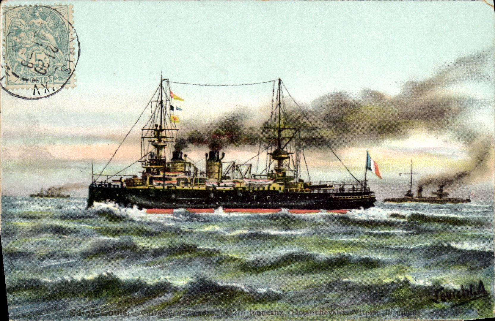 Saint-Louis — Croiseur d'Escadre — Joviciol.A