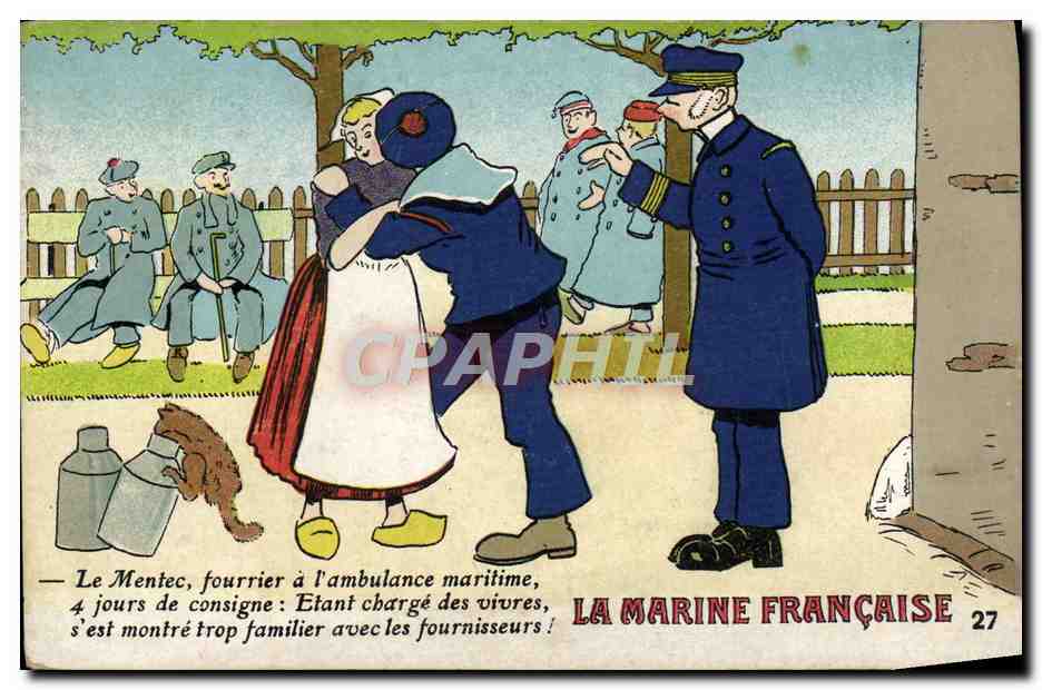 La Marine Française — Série 27 — Éditeur Artaud et Nozais, Nantes