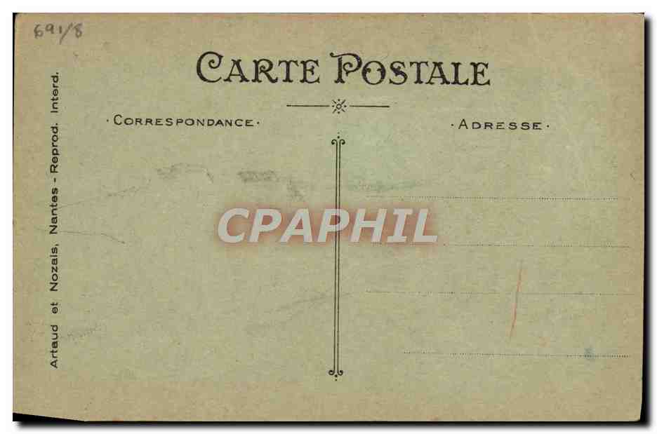 La Marine Française — Série 27 — Éditeur Artaud et Nozais, Nantes — Back
