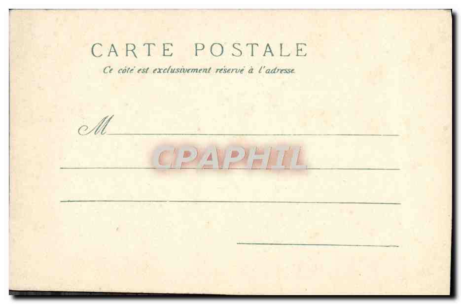 CPA Bateau Guerre — Verso