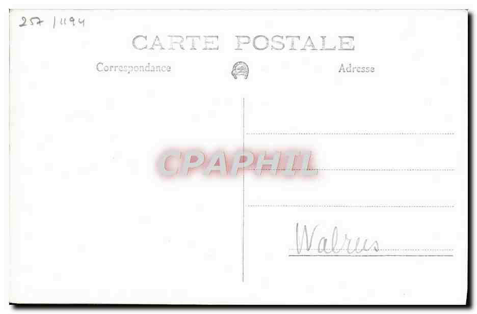CPA Bateau HMs Walrus  — Verso