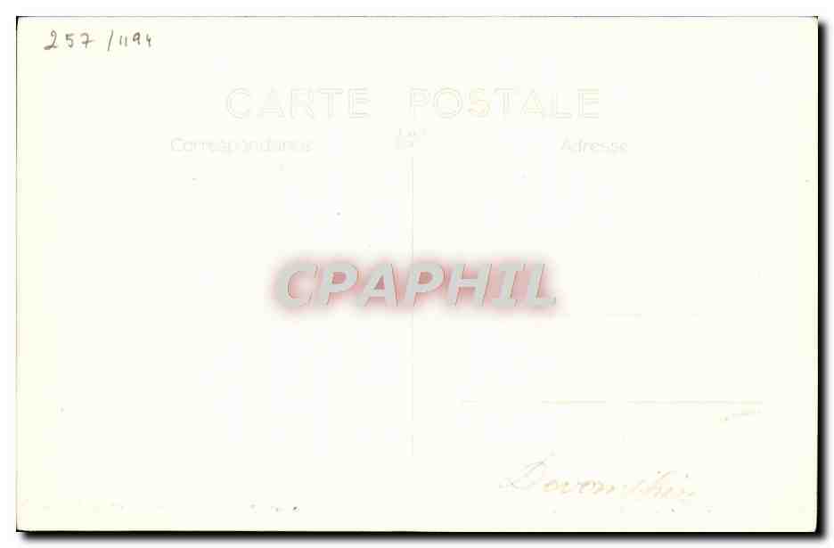CPA Bateau HMs Devonshire — Verso