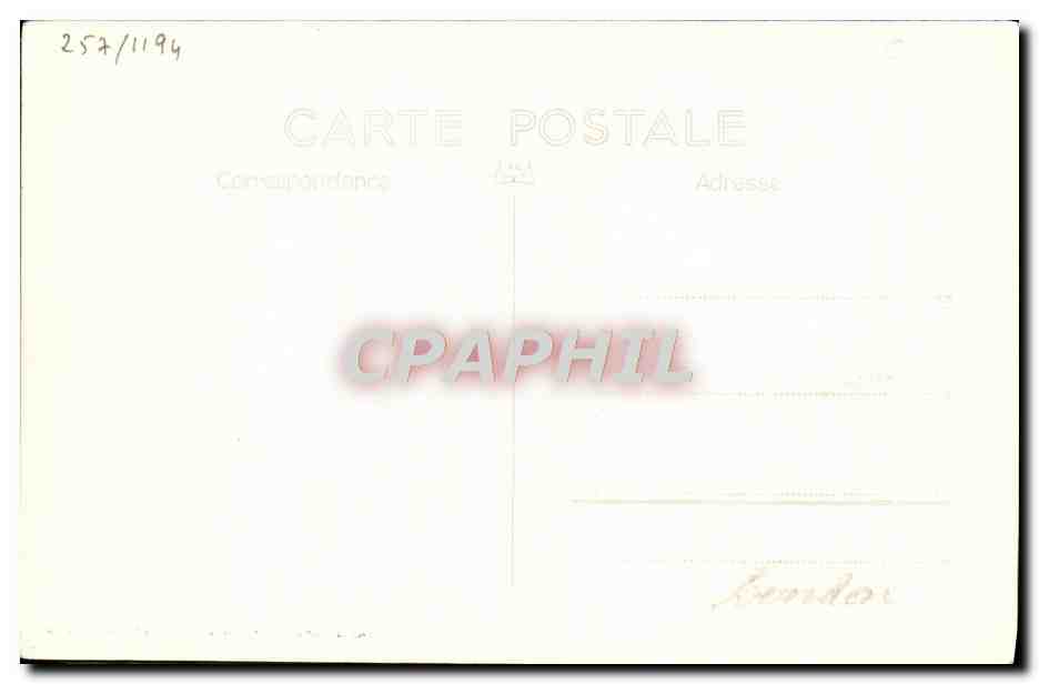 CPA Bateau HMS London — Verso