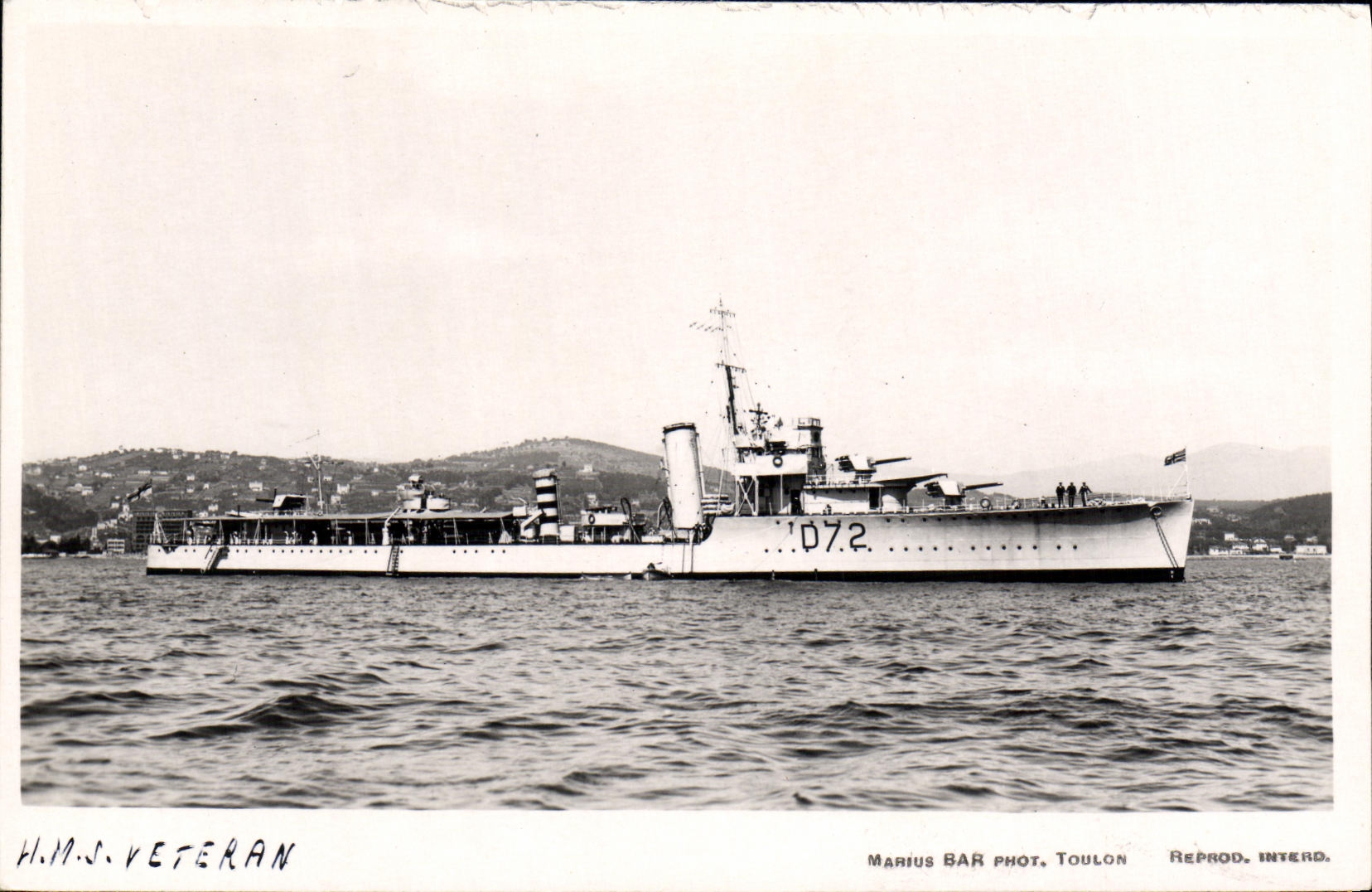 CPA Bateau HMS Veteran