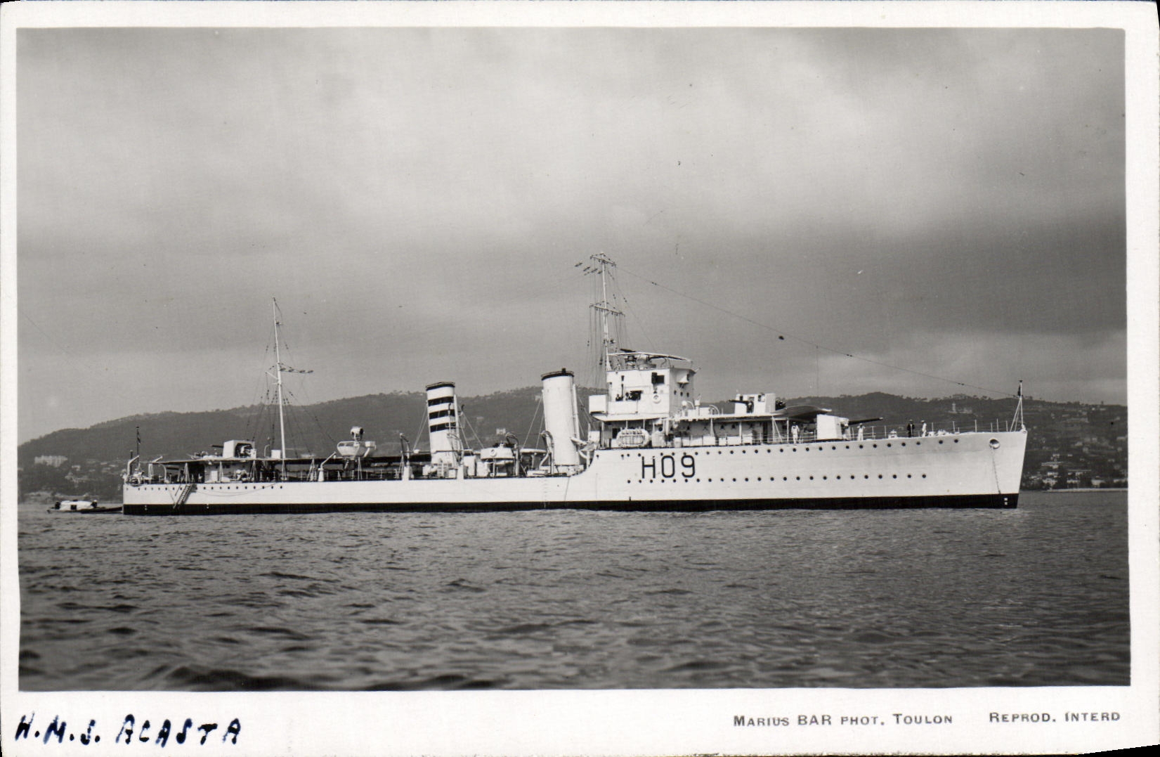 CPA Bateau HMS Acasta