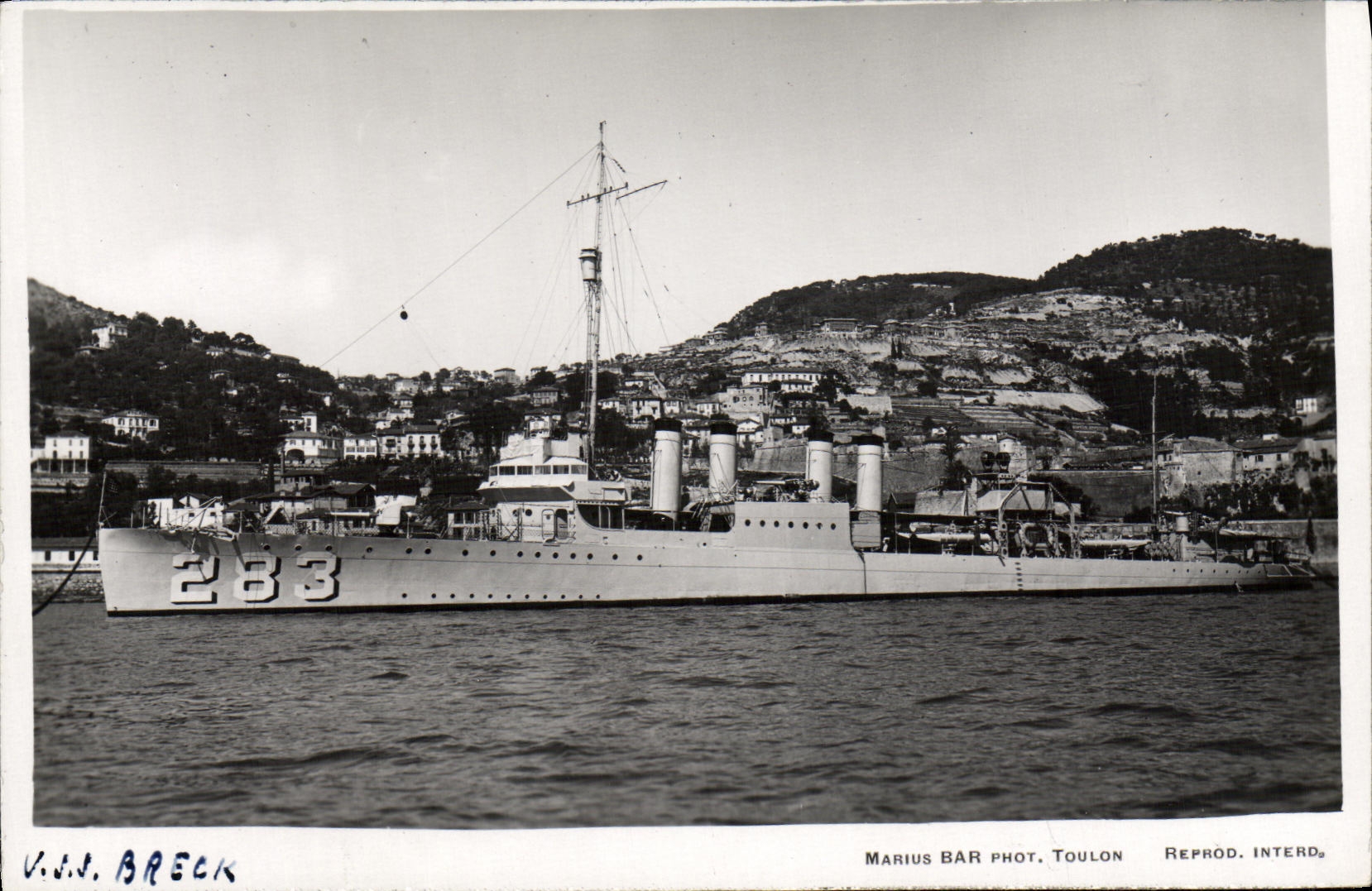 CPA Bateau HMS Breck
