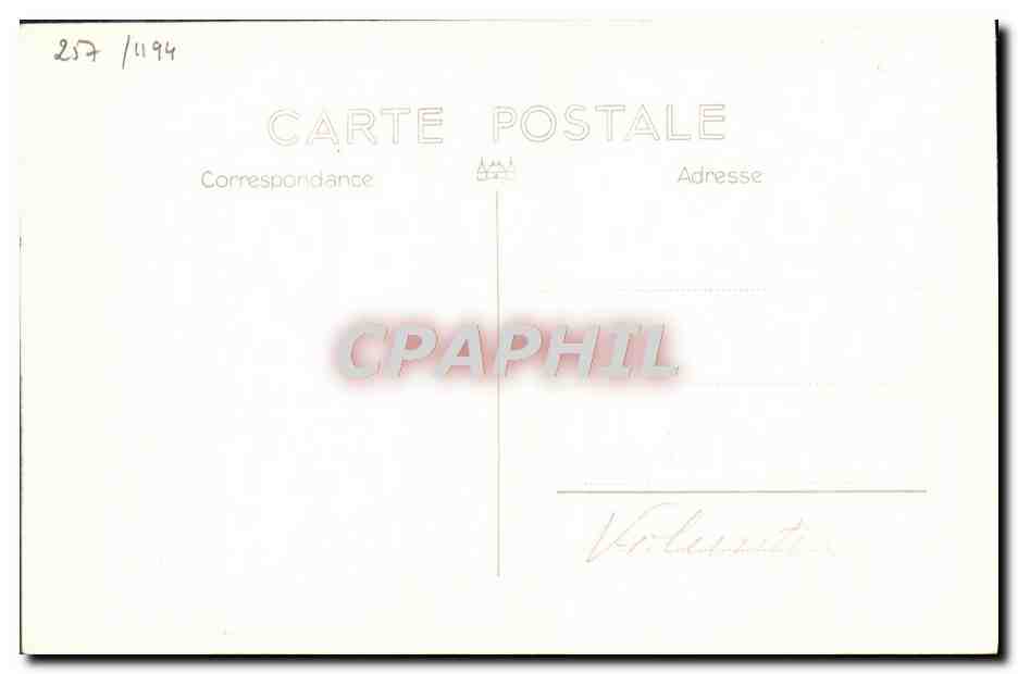 CPA Bateau HMS Volunter — Verso