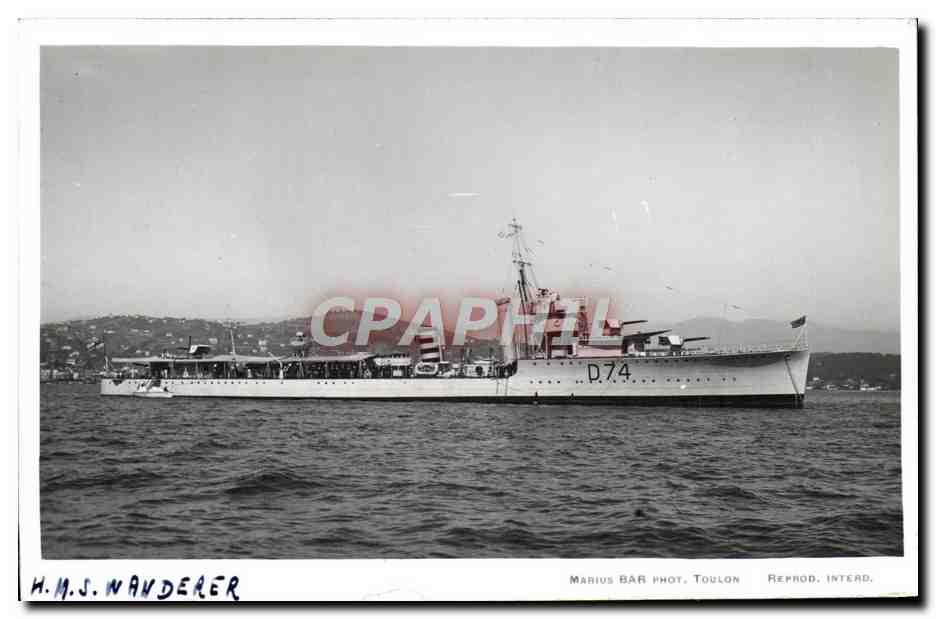 CPA Bateau HMS Wanderer