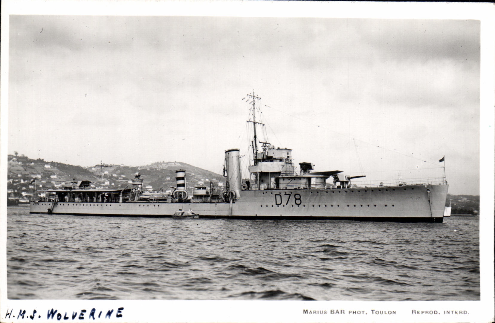 CPA Bateau HMS Wolverine