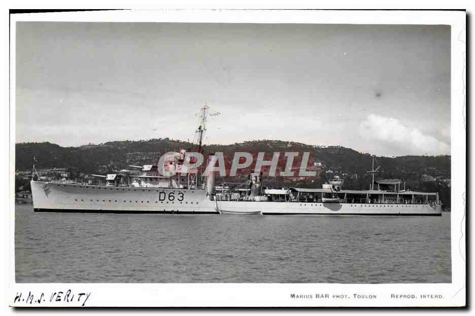 CPA Bateau HMS Verity