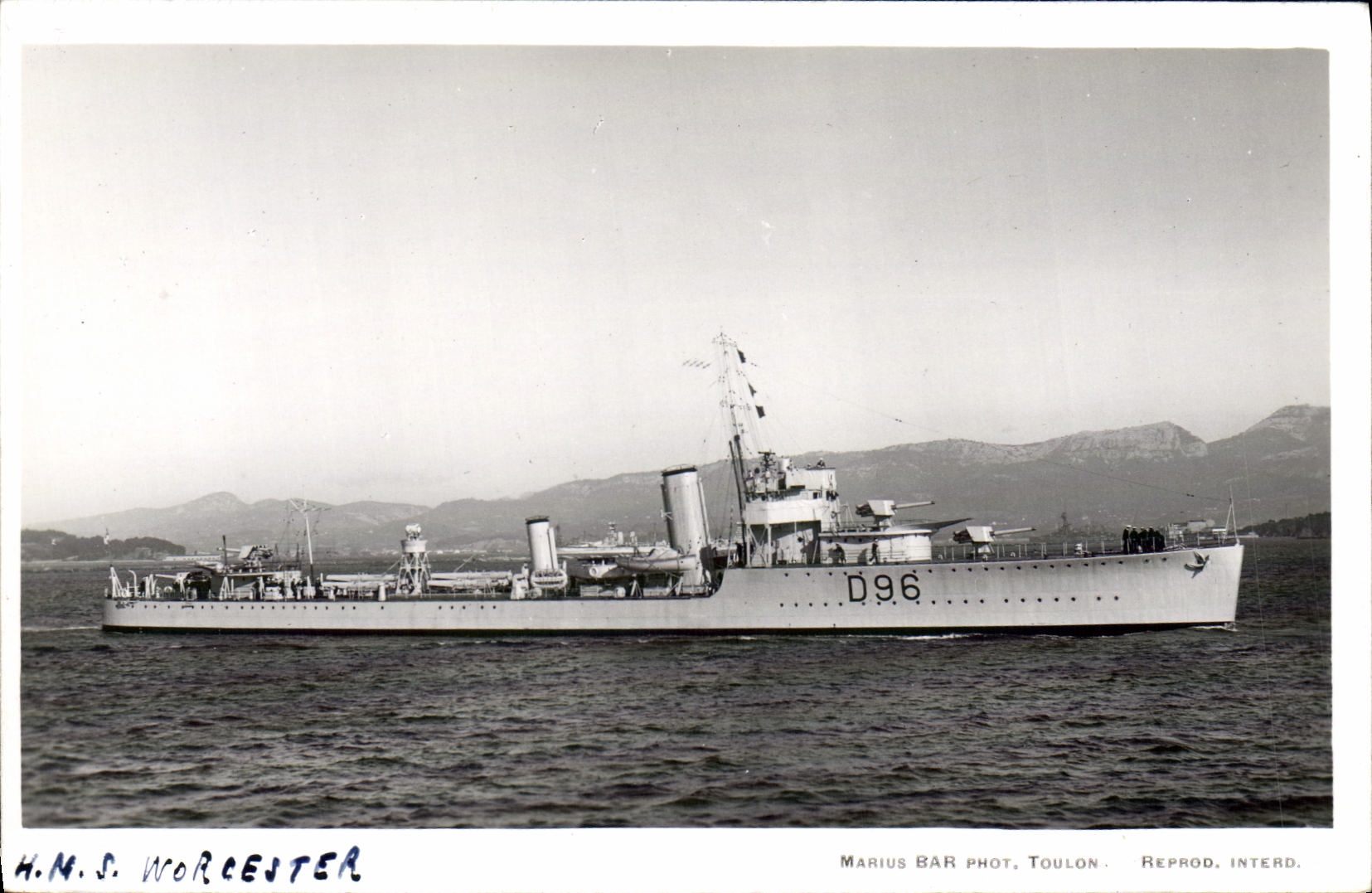 CPA Bateau HMS Worcester
