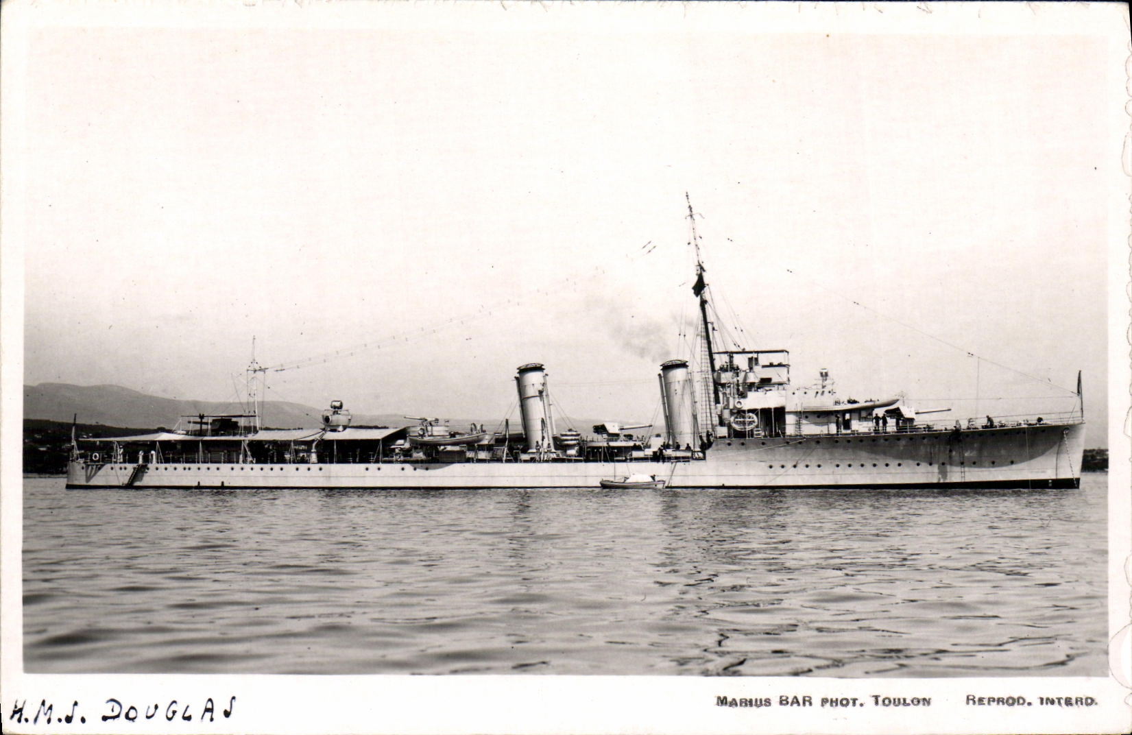 CPA Bateau HMS Douglas