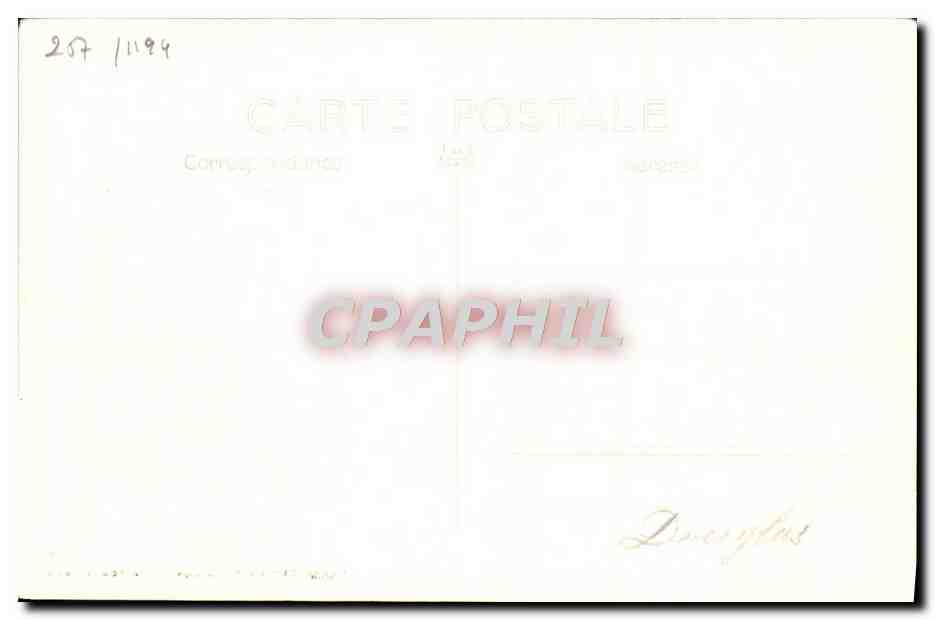 CPA Bateau HMS Douglas — Verso