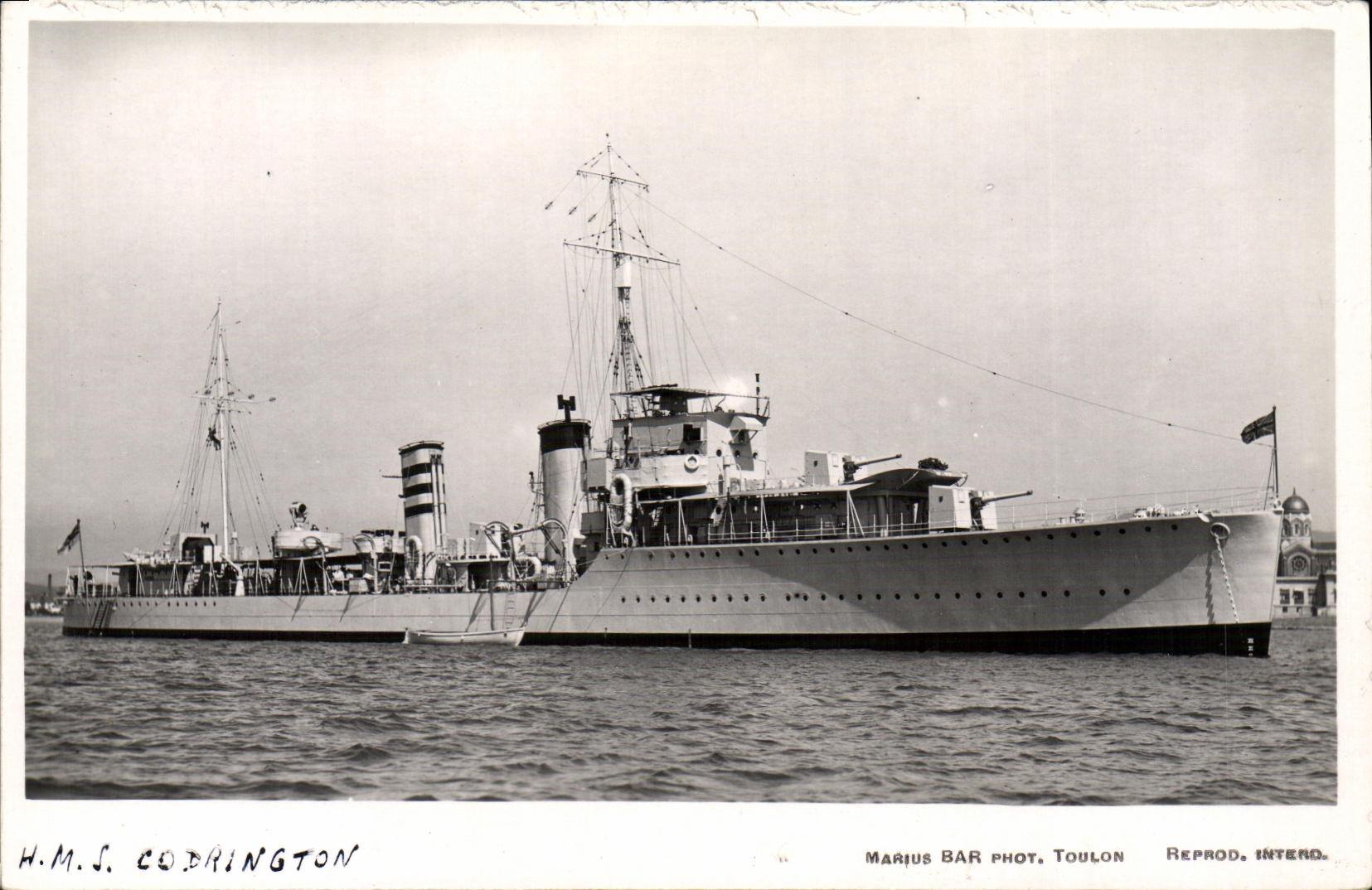 CPA Bateau HMS Codrington