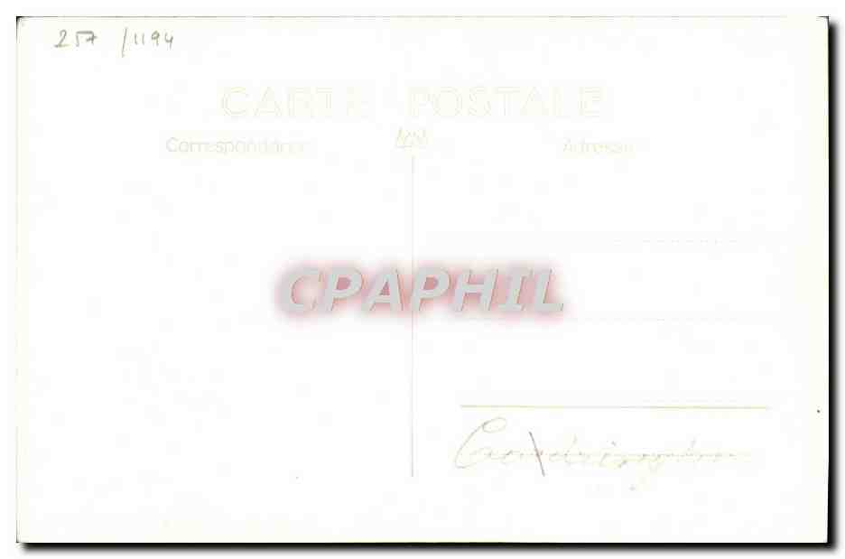 CPA Bateau HMS Codrington — Verso