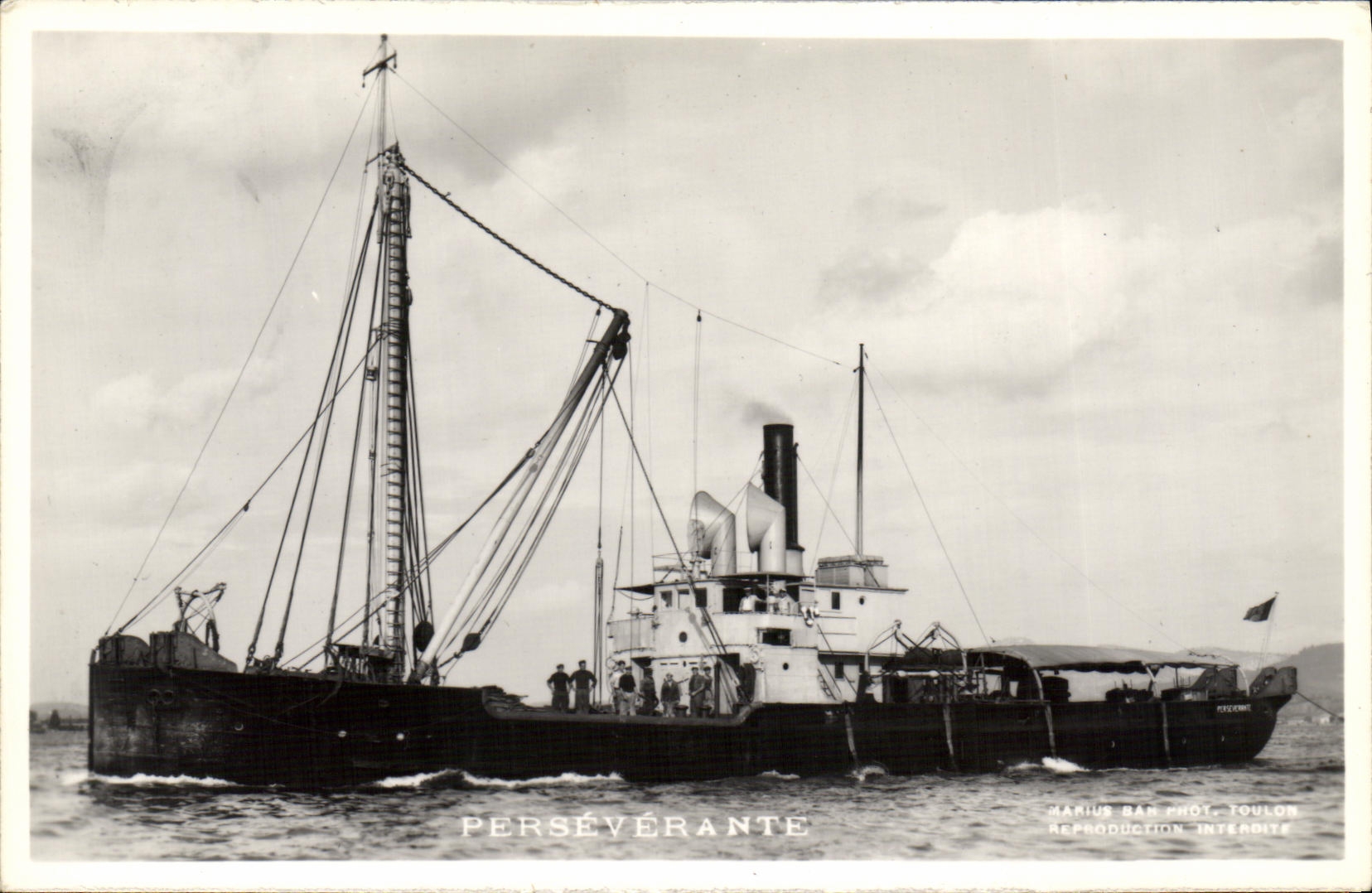 CPA Bateau Perseverante