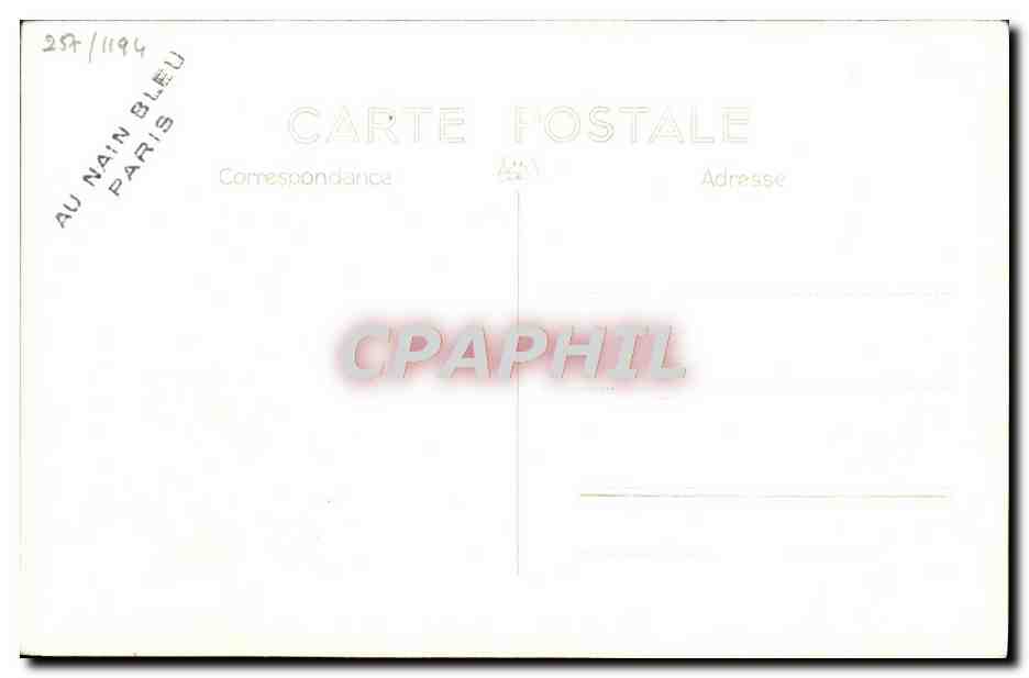CPA Bateau Le Gladiateur — Verso