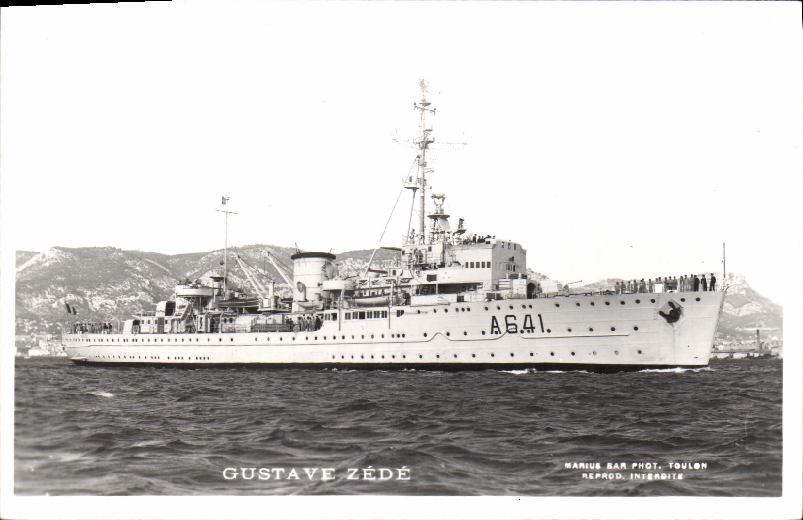 CPA Bateau Gustave Zede
