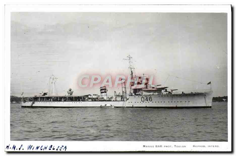 CPA Bateau HMS Winchilsea