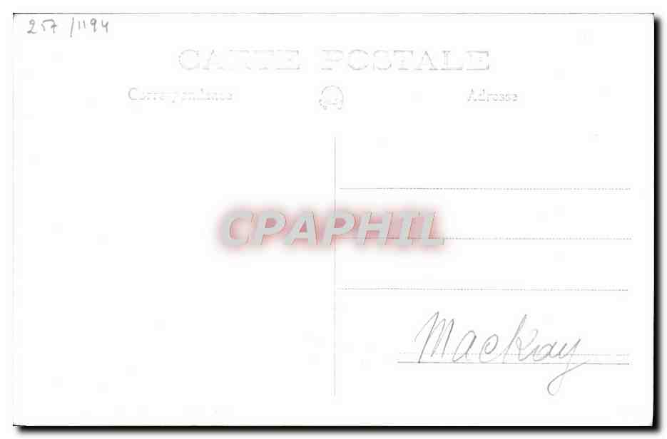 CPA Bateau HMS Mackay — Verso