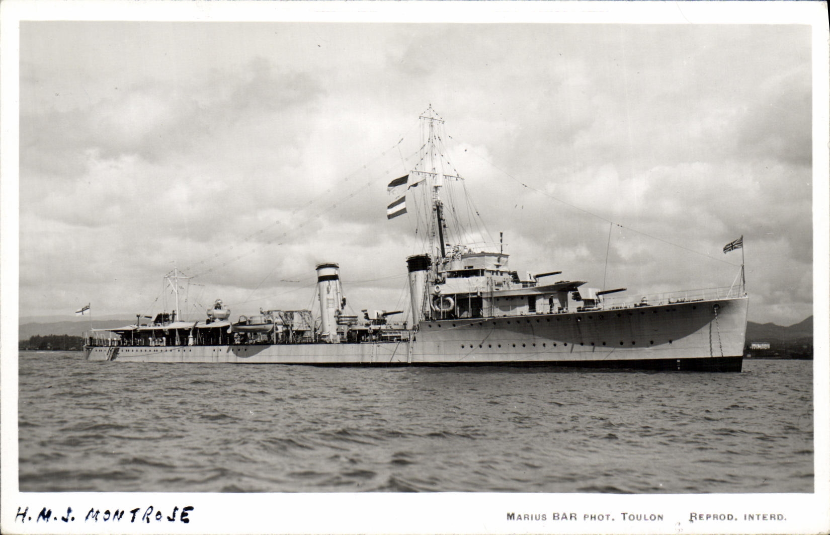 CPA Bateau HMS Rontrose