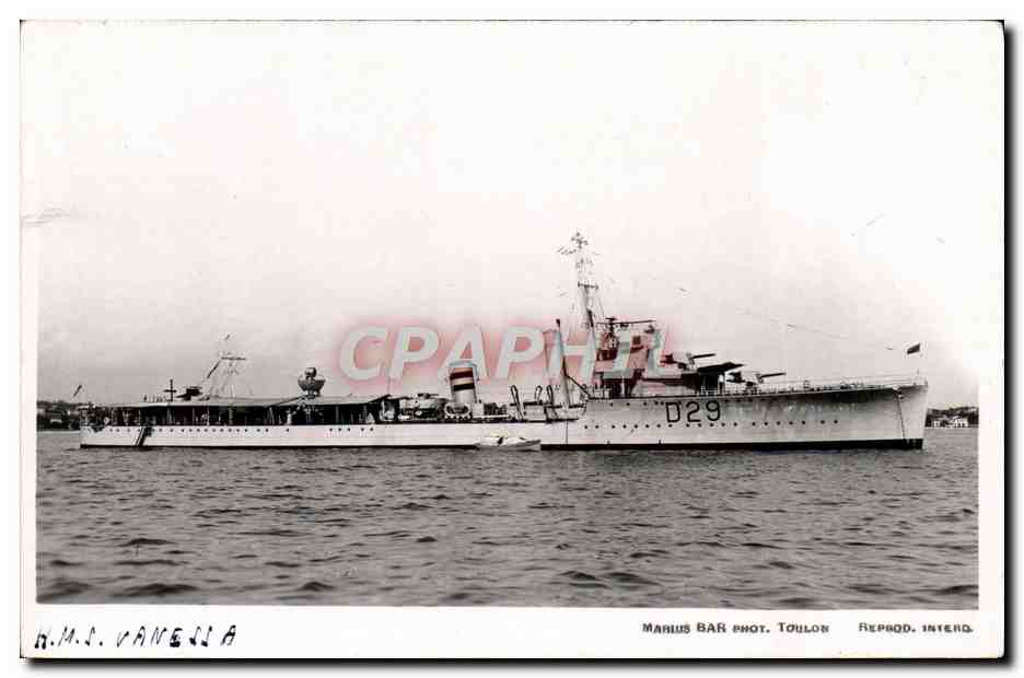 CPA Bateau HMS Vanessa