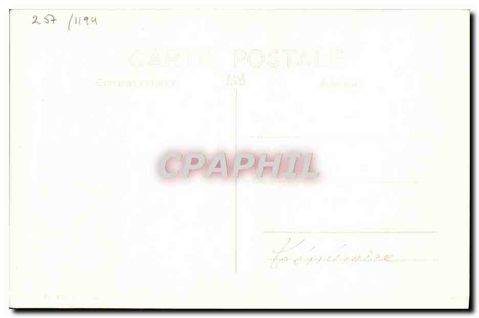CPA Bateau HMS Temeraire — Verso
