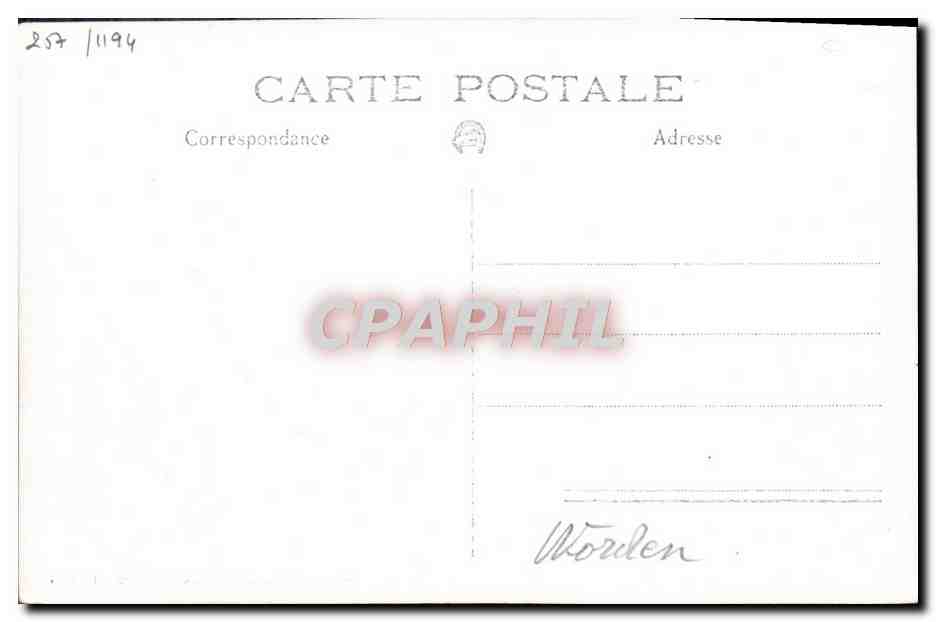 CPA Bateau USS Worden — Verso