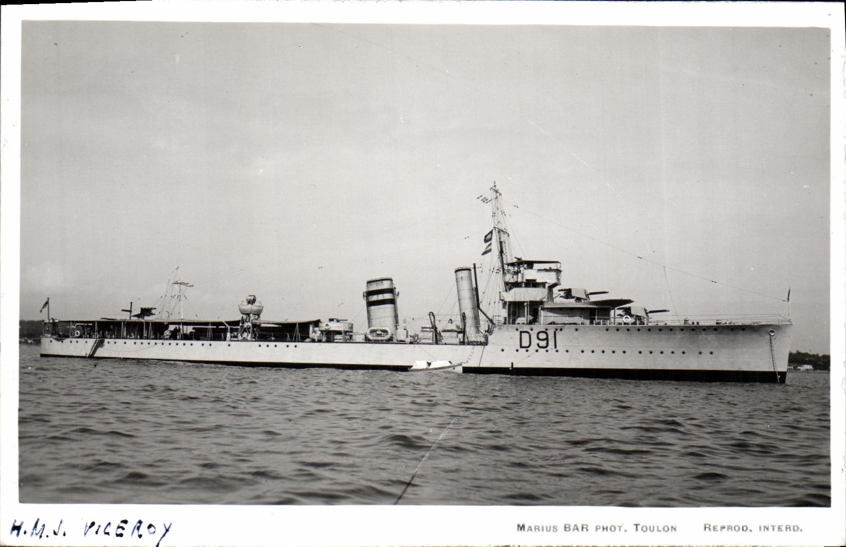 CPA Bateau HMS Viceroy