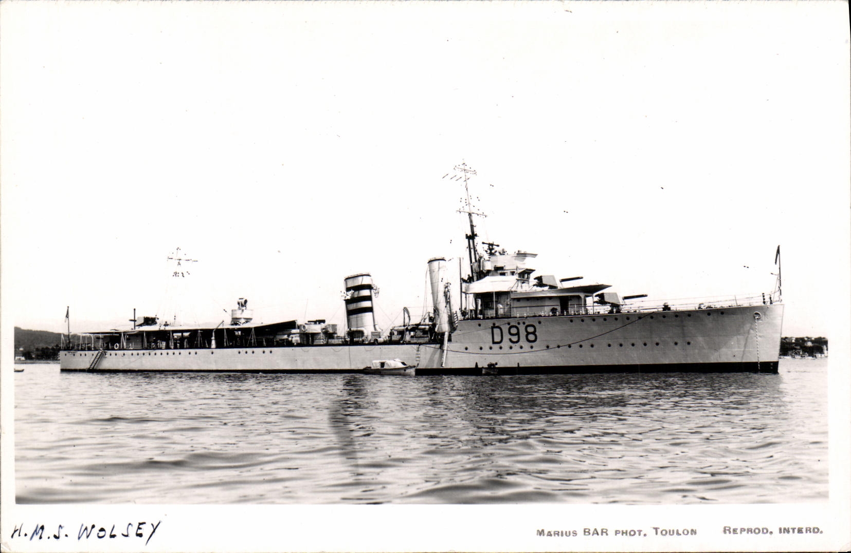CPA Bateau HMS Wolsey