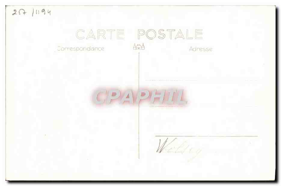 CPA Bateau HMS Wolsey — Verso