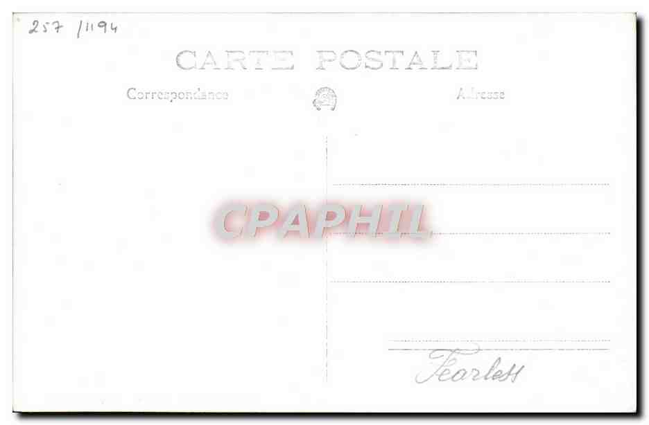 CPA Bateau HMS Fearless — Verso